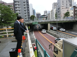 首都高の視察